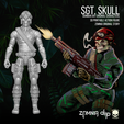 1.png Sgt. Skull - Donman art Original Original 3D printable full action figure