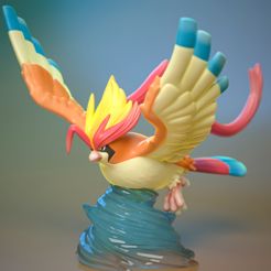 mega.jpg Datei STL Mega Pidgeot-Pokemon・Modell für 3D-Druck zum herunterladen