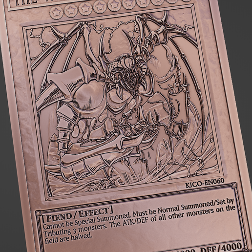 the wicked dreadroot - yugioh STL File for Cults