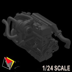 LS3 LS1 model engine resin 3D printed 1:24-1:8 scale