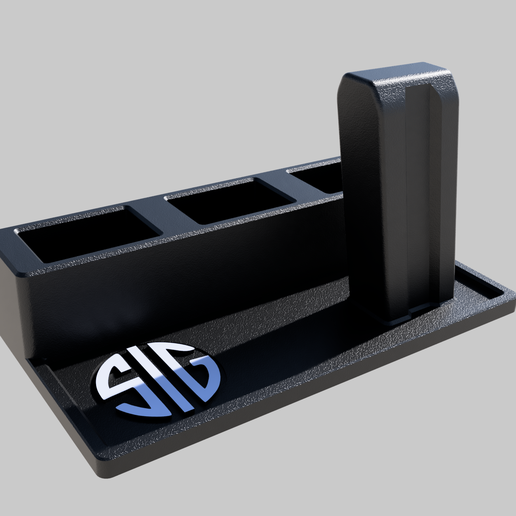 Sig Themed Pistol and magazine stand safe organizer - Cults3D 3D Model ...