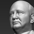 19.jpg Mikhail Gorbachev bust ready for full color 3D printing