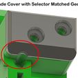 BladeCoverGeometry.png Prusa MMU2 Selector with magnet FINDA window (easier print)