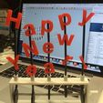Happy_New_Year_preview_featured.jpg Free STL file Happy New Year!・3D printable object to download
