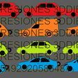 IMAGEN-PACK-4M.jpg STL file MEGAPACK 48 VARIOUS CAR KEY RINGS・3D printing template to download