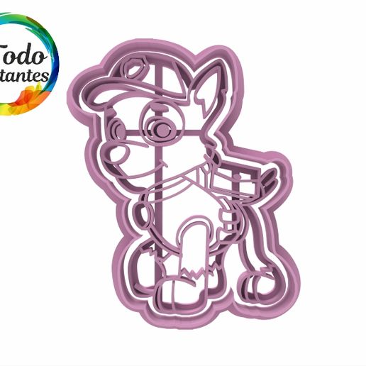 paw patrol cutter - 3D model önizlemesi