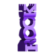 Rook v3.stl Text Flip - Chess Set