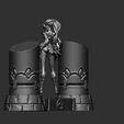 widow 3.jpg Overwatch - WidowMaker Black Outfit diorama statue