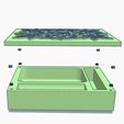 Captura-de-Pantalla-2023-01-23-a-las-11.49.31.jpg STL file MAGNETIC LID TRAY BOX WEED TRAY-BOX 1 180X140X40MM EASY PRINT PRINTING WITHOUT SUPPORTS・Model to download and 3D print