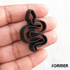 FORMER Файл STL Резак Серьга из полимерной глины・3D-печатная модель для загрузки, formerbr