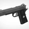 001.jpg Remington 1911 Enhanced pistol from the game Tomb Raider 2013 3D print model3