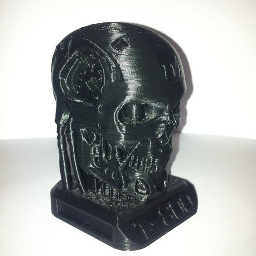 T800 Smooth Terminator Endoskull Printable WithBase (not ExoSkull)