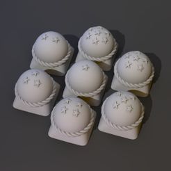 dragonball_pack_7.jpg 3D file 7 Dragonballs keycap - DIGITAL FILES FOR 3D PRINTING - KEYCAP FOR MECHANICAL KEYBOARD・3D print object to download