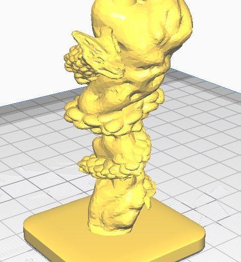 Serpent - Dragon Pencilholder - 3D model önizlemesi