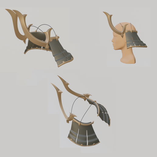 Raiden Shogun Boss Crown - 3D STL 3D model