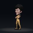 Bruce-Lee03.jpg Bruce Lee CARICATURE FIGURINE-3D PRINT MODEL