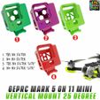 geprc-mark-5-hd-vertical-mount-2.jpg GEPRC MARK5 HD / MARK5 Gopro Hero 11 Mini Vertical Mount 25 Degree