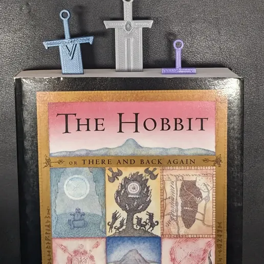 il_1588xN.6085109290_m04b.webp Petits signets en forme d'épée - 3 STL pack - Marque livre Swordmarks