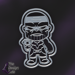 Thanos-Funko-1.png Download STL file Thanos Cookie Cutter (Premium) • Template to 3D print, TheDesignSide