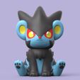 Luxray01.jpg POKEMON - CHIBI LUXRAY (EASY PRINT NO SUPPORT)