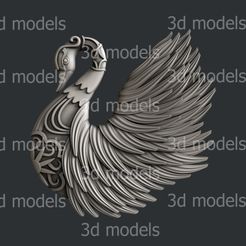 P327a.jpg STL file Swan・3D printing idea to download