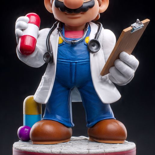 mario doctor 3D model