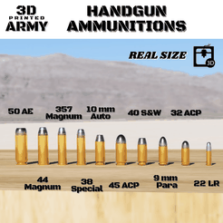 comp-ammo-1.png Fichier STL Jeu de cartouches pour armes de poing - 357 et 44 magnum - 22LR -50 AE -etc...・Plan imprimable en 3D à télécharger