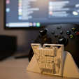 stand-edit2.png Xbox Controller Stand with GTA 6 Logo - Gamer Base Rockstar Style (STL)