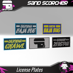 Sand-Scorcher-License-Plates.png 1/10 - License plate - Tamiya Sand Scorcher