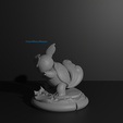 Wartortle-clone8.png Файл STL Клон Вартортла покемон 3D печать модель・Дизайн 3D принтера для загрузки