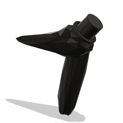 Screenshot-2022-04-02-121618.png Low poly crows head with hat umbrella handle replacement.