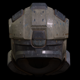 rear.png Trailblazer helmet with attachments 3d print file
