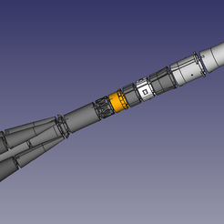 aa74b8a34c1c761db172da9376221330.png Free STL file Soyuz rocket / Soyuz Rocket・3D print object to download