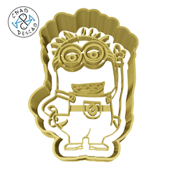Minion-3-6cm-2pc.png Phil - Minions - Cookie Cutter - Fondant - Polymer Clay