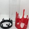 Halloween vase parts.jpg Datei STL Halloween Vase Cover・Design für 3D-Drucker zum herunterladen