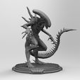 untitled.2.jpg Alien Xenomorph 3D Print On Toxic Chamber Diorama 3D print model