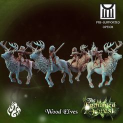 WoodElves.jpg 3D file Wood Elves of the Enchanted Forest・3D print object to download