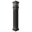 Wireframe-Low-Column-Capital-01102-2.jpg Column Capital 01102