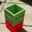 P1010170.JPG Crash Bandicoot Plant Pot Crates