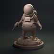 Astronaut_Clay.001.jpg Cute Astronaut Firgure 3D Print Model