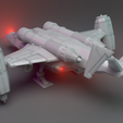 VTOL_Landed_RearTop.png Sci-Fi VTOL Gunship