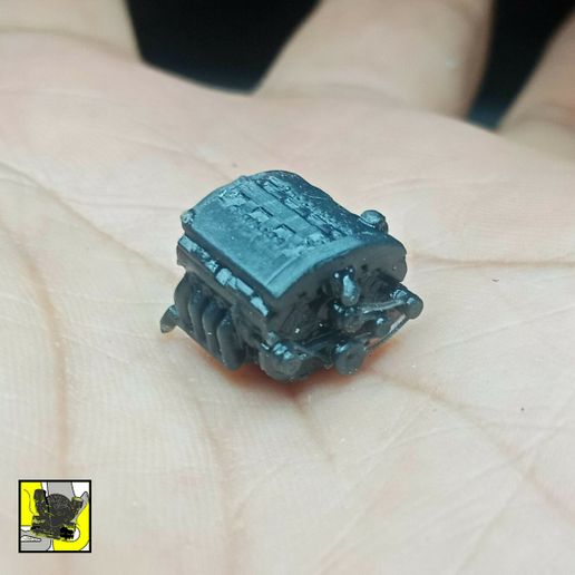 1/64 Engine Ford_Raptor F150 3.5 Ecoboost V6 3D model