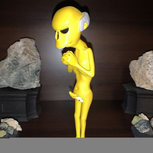 🔞 The Simpsons Mr Burns Naked Bizarre・Archivo 3D para ・Cults