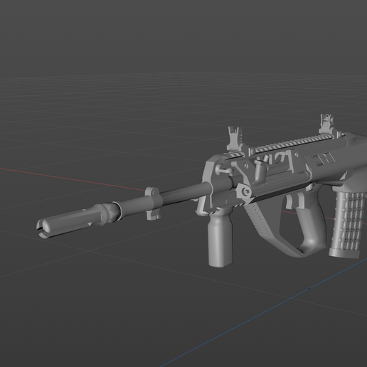 OBJ file Austrian AUG rifle digital model 🗺️ ・Design to download and 3D ...