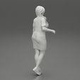 Girl1-0033.jpg Young woman in denim overalls 3D Print Model