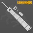4.jpg Asa Mitaka Super Strong Uniform Sword from Chainsaw Man for cosplay 3d model