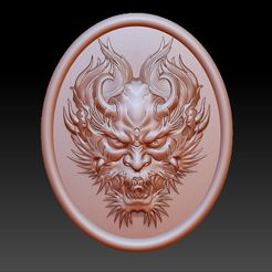 DragonHead.jpg Fichier STL gratuit pendentif tête de dragon・Modèle à télécharger et à imprimer en 3D