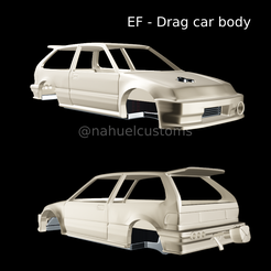 New-Project-2021-08-15T145608.481.png STL file JDM EF HATCH TURBO - Drag car body・3D printable model to download, ditomaso147