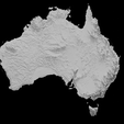 1.png Topographic Map of Australia – 3D Terrain