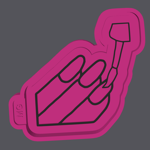 Freshie Nail Painting Housing 3D model